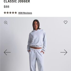 Skims Light Gray Classic Jogger